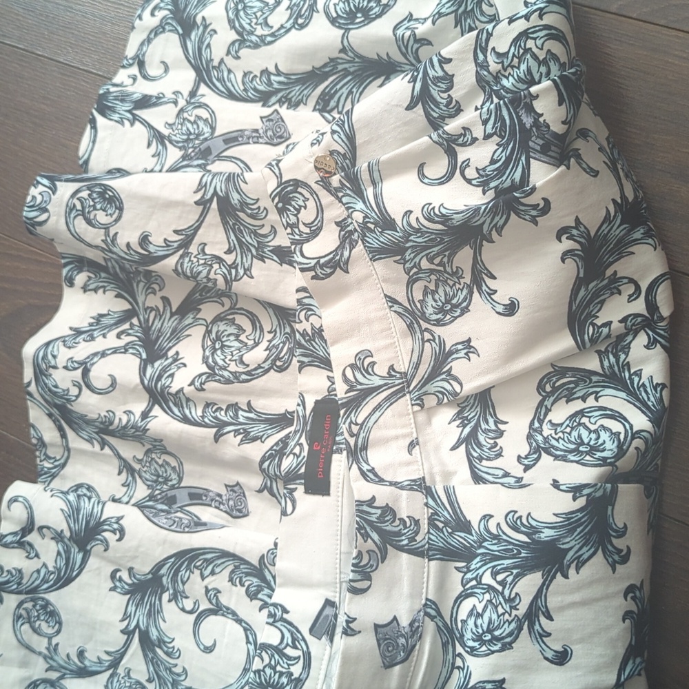Pierre Cardin Box Pleat A-Line Skirt - Picture 9 of 11